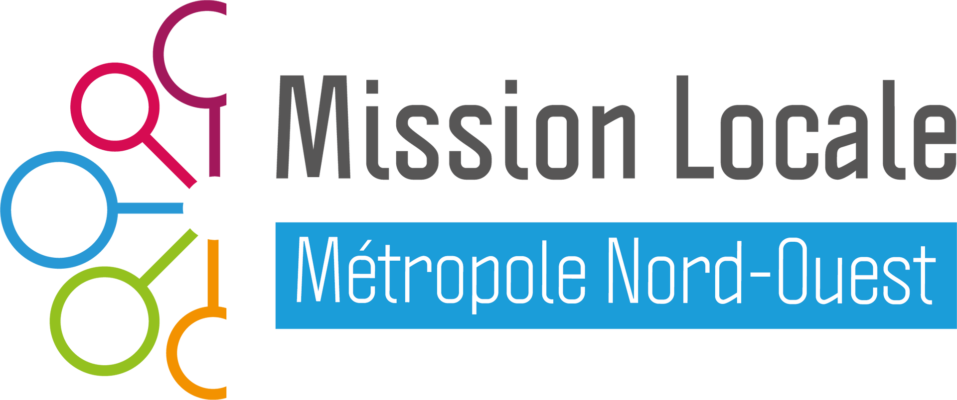 Logo de la Mission Locale Métropole Nord Ouest