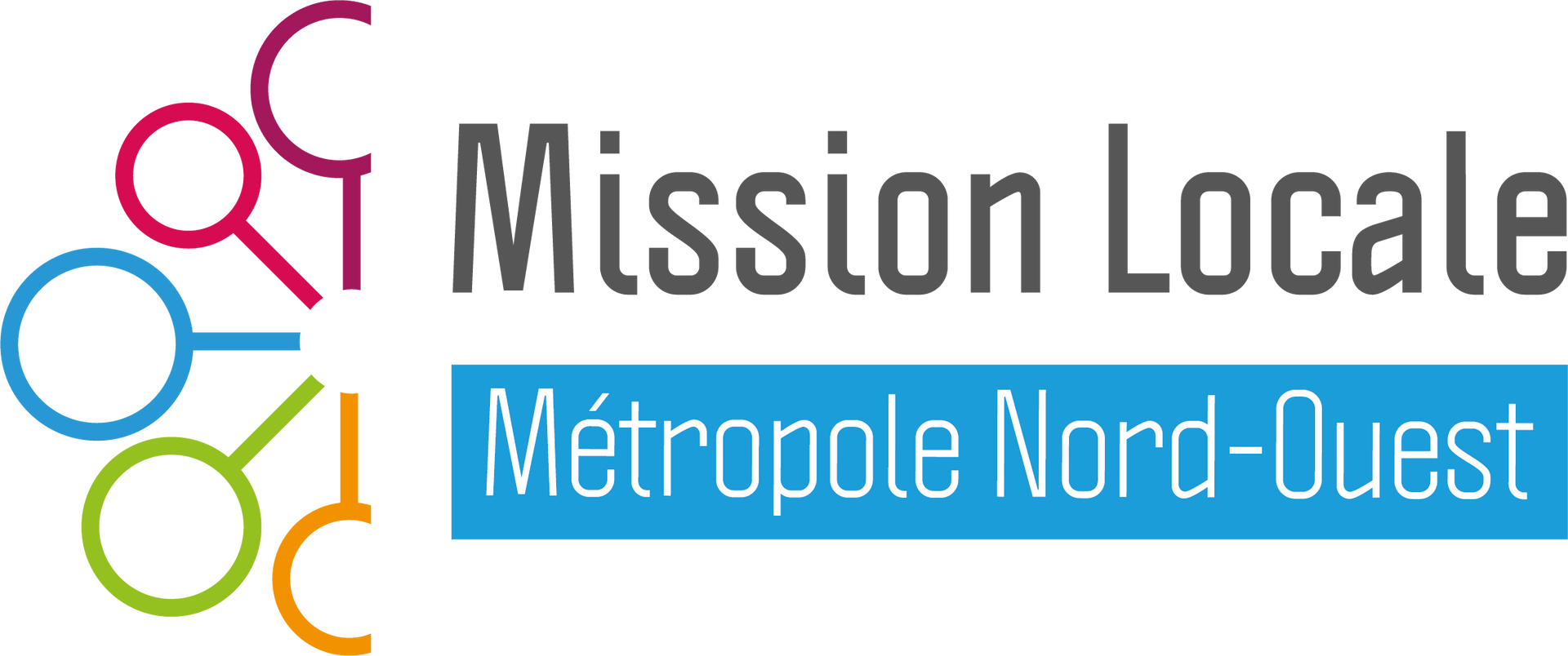 Logo de la Mission Locale Métropole Nord Ouest