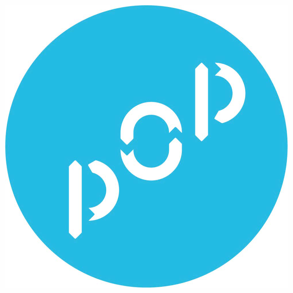 Logo de Pop, groupe d’entreprises sociales dans le secteur du numérique inclusif
